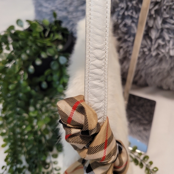 Burberrys Blue Label Rabbit Fur Handbag - Picture 4 of 11